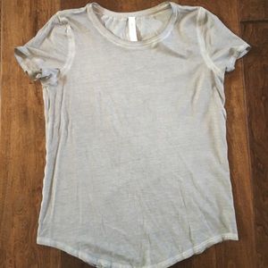 Lululemon color washed grey T shirt